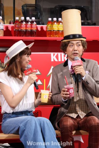 西内まりや,アンガ田中,田中卓志,午後の紅茶,ラニカイジュース,スムージー