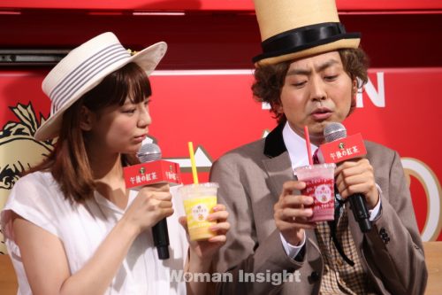 西内まりや,アンガ田中,田中卓志,午後の紅茶,ラニカイジュース,スムージー