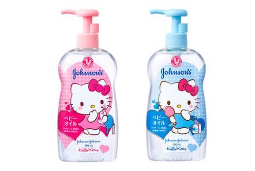 ハローキティ 数量限定デザインボトル 左:微香料 300mL 、右:無香性 300mL