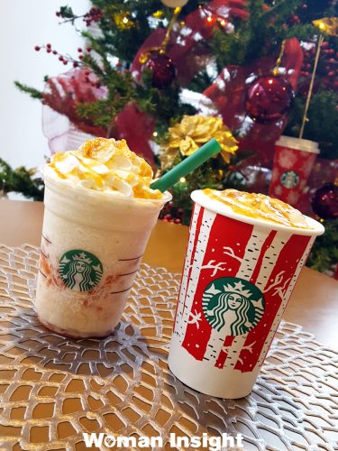 スタバ,スターバックス,フラペチーノ,ホリデー,ベイクドアップル