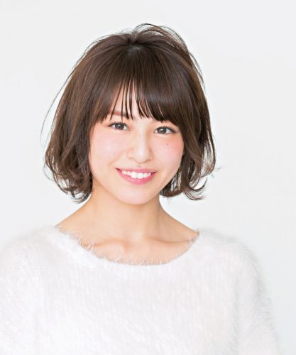大人ガーリーな外ハネゆるふわパーマ
