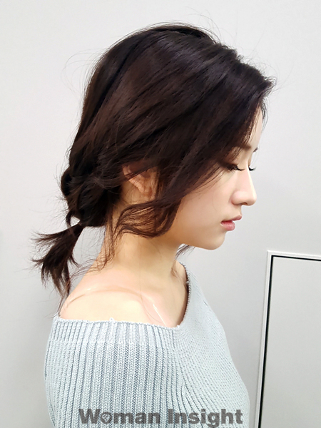 超簡単ミディアムアレンジ「ノットヘア」