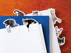 猫,ふせん,フィルム,ノート,フェリシモ
