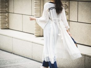 レースガウン,着こなし
