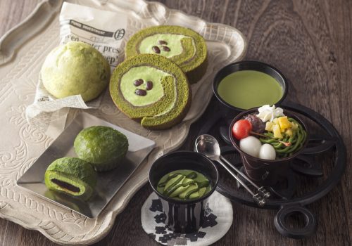 抹茶,スイーツ,コンビニ,わらび餅,プリン,シュークリーム,ロールケーキ