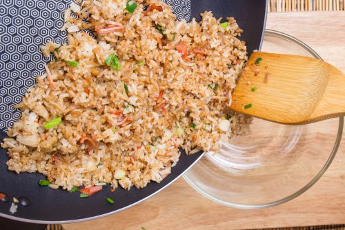 チャーハン,自宅,手作り,パラパラ
