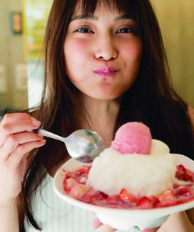 入山杏奈, かき氷