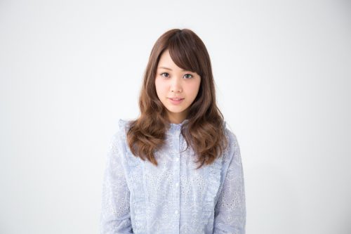 ベース巻きした状態でヘアアレンジ
