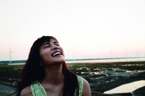 入山杏奈, 笑顔