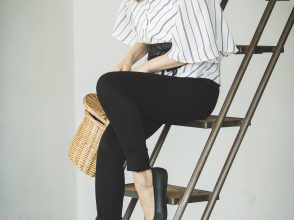 雨の日の足元を意識したコーデ