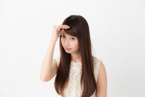 ■こなれたななめ流し前髪のアシメアレンジ