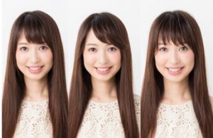 前髪の簡単な巻き方で3変化