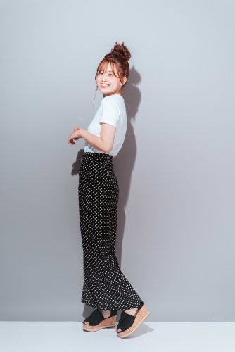 トレンドのZARAのドットパンツ