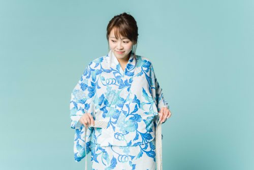 ゆかた,クイックゆかた,簡単,着付け,着てみた