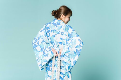ゆかた,クイックゆかた,簡単,着付け,着てみた