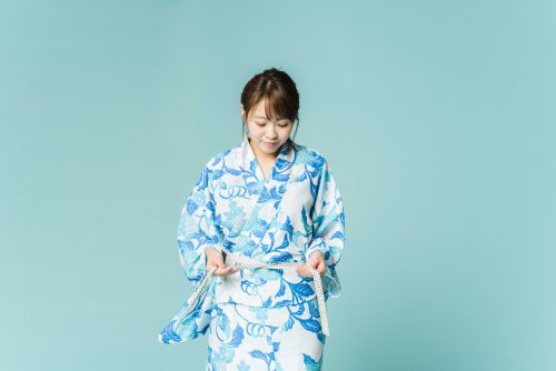 ゆかた,クイックゆかた,簡単,着付け,着てみた