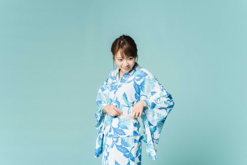 ゆかた,クイックゆかた,簡単,着付け,着てみた
