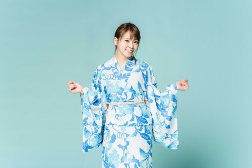 ゆかた,クイックゆかた,簡単,着付け,着てみた