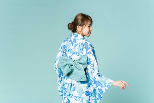 ゆかた,クイックゆかた,簡単,着付け,着てみた