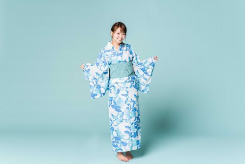 ゆかた,クイックゆかた,簡単,着付け,着てみた