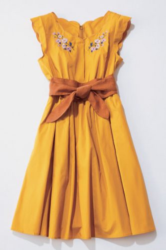CanCam,まいまい,JILL by JILLSTUART,サッシュベルト付き,刺しゅうワンピース