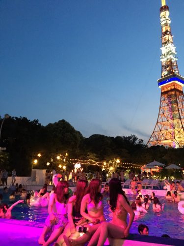 CanCam,Night Pool,ナイトプール,インスタ映え,写真映え,フォトジェニック,