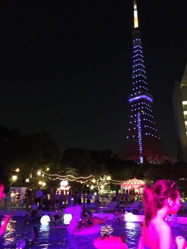 CanCam,Night Pool,ナイトプール,インスタ映え,写真映え,フォトジェニック,