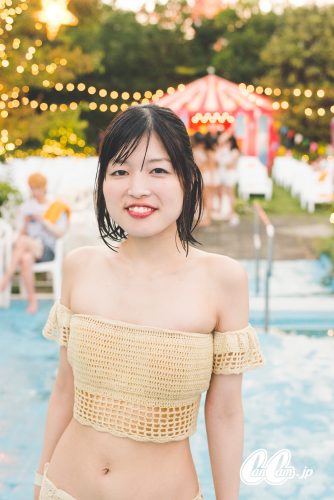 CanCam,Night Pool,ナイトプール,水着,スナップ