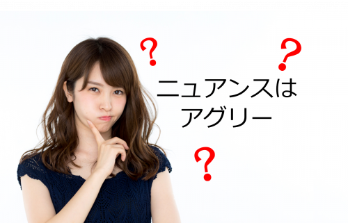 ニュアンスはアグリー