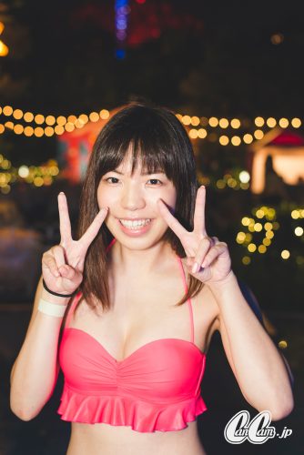 CanCam,Night Pool,ナイトプール,水着,スナップ