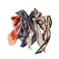 スカーフ,ヘアアレンジ,たたみ方