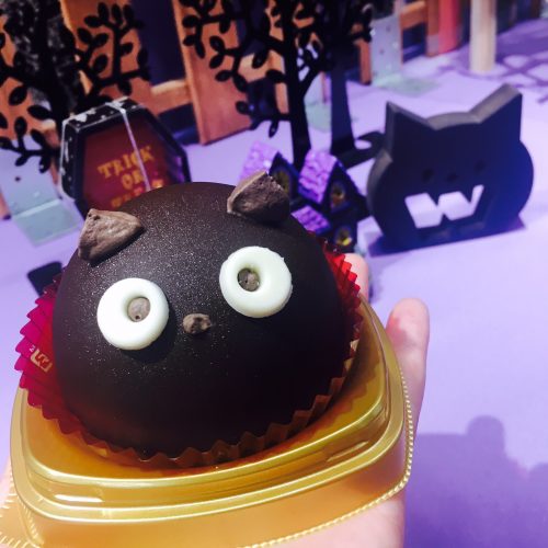 ハロウィン,スイーツ,コンビニ,セブンイレブン,黒猫,チョコケーキ