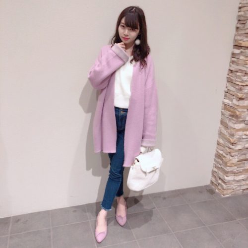 七瀬莉砂,CanCam it girl ,ファッション,ガウンコート