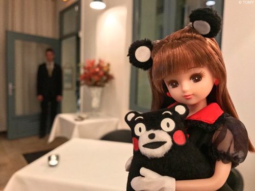 リカちゃん,フランス,観光親善大使,旅行,写真,くまモン