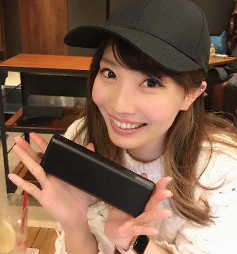 CanCam itgirl,横塚まよ,ガジェット,愛用,仕事,モバイルバッテリー