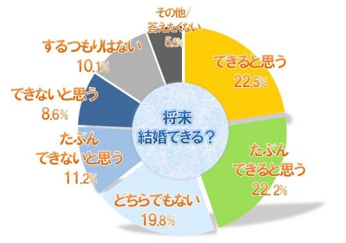 結婚,できると思う,独身,調査,