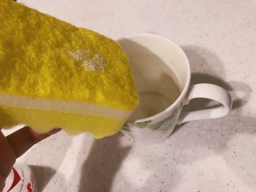 茶渋,ピカピカ,コップ,塩
