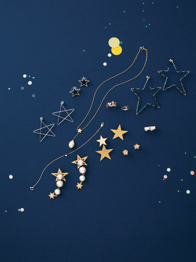 星,モチーフ,アクセサリー,クリスマス,プレゼント