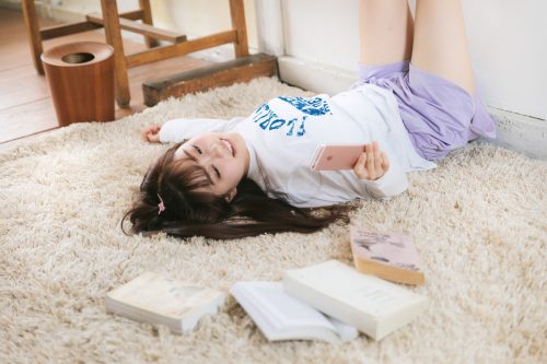 お家でごろごろ