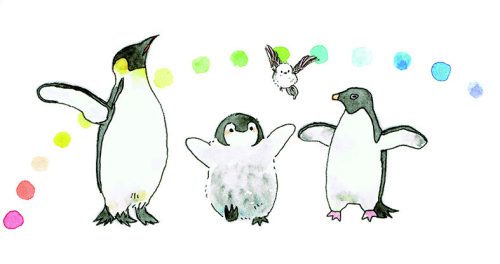 コウペンちゃん、邪エナガちゃん、教えてくれるタイプのしろくまさん、大人のペンギンさん、アデリーさん