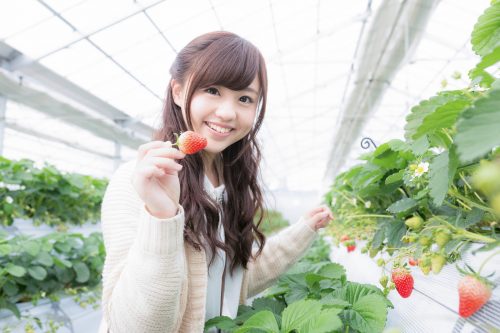 デート中の彼女