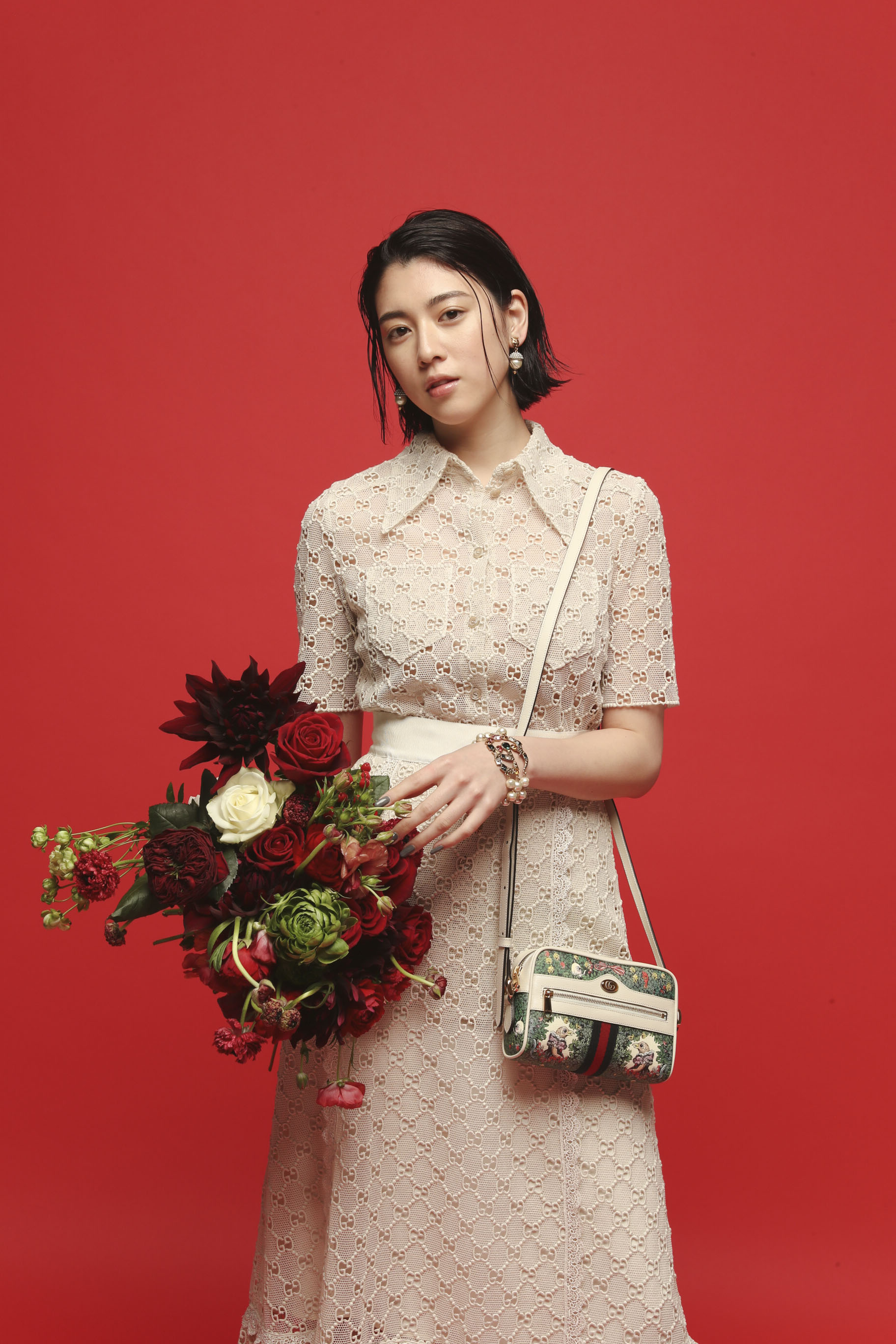 三吉彩花,×GUCCI