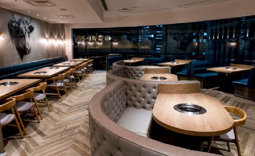 焼肉 The INNOCENT CARVERYの店内