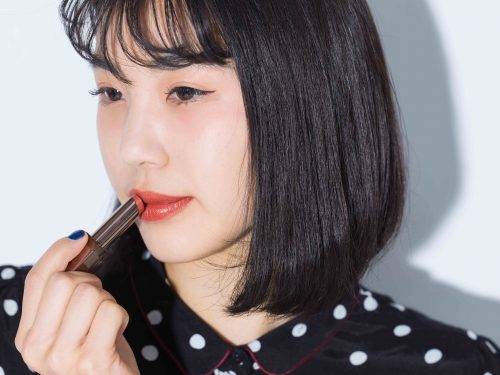 ■ブラウンリップはこう塗る！色っぽ大人顔にチェンジ