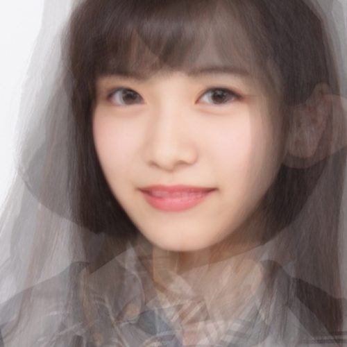女子高生ミスコン、ファイナリスト8人の顔を混ぜあわせてできた、「平均顔」