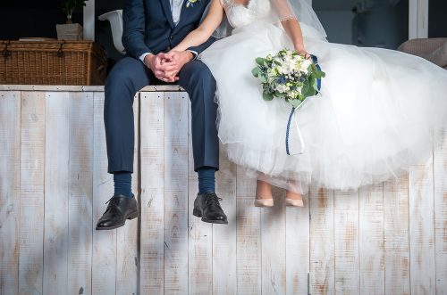 結婚式のカップル