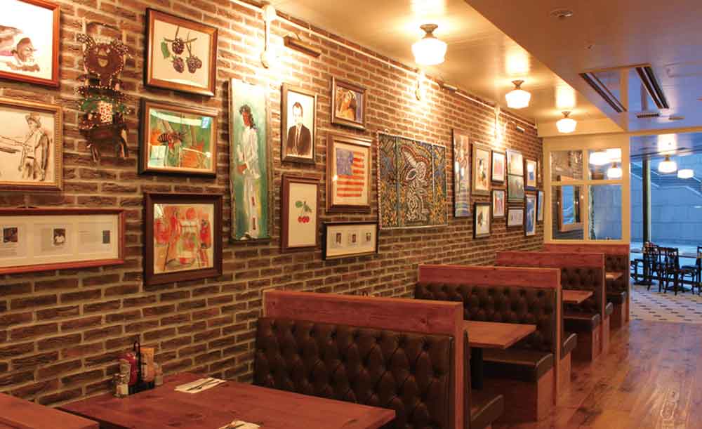 Bubby’s Shiodome、レストラン、店内
