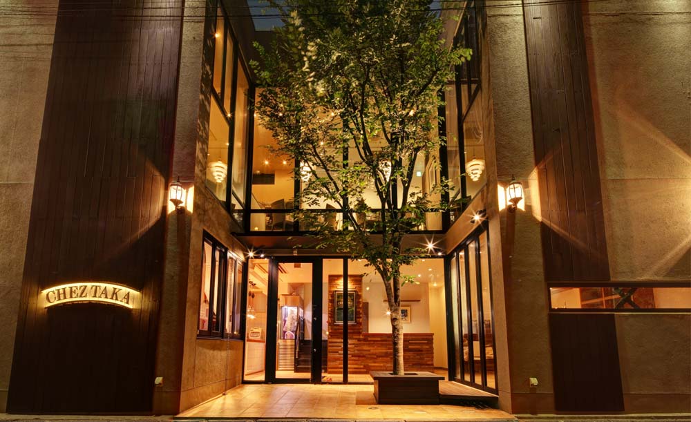 Chez TAKA HIGASHIAZABU、外観、レストラン