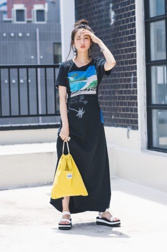 ×Tシャツワンピで