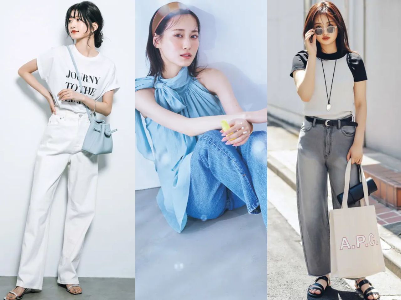 夏のデニムコーデ37選】トレンドトップス×あか抜けカジュアルのつくり